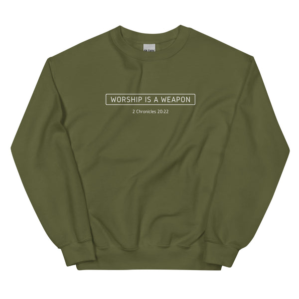 Worship is a Weapon Sweatshirt
